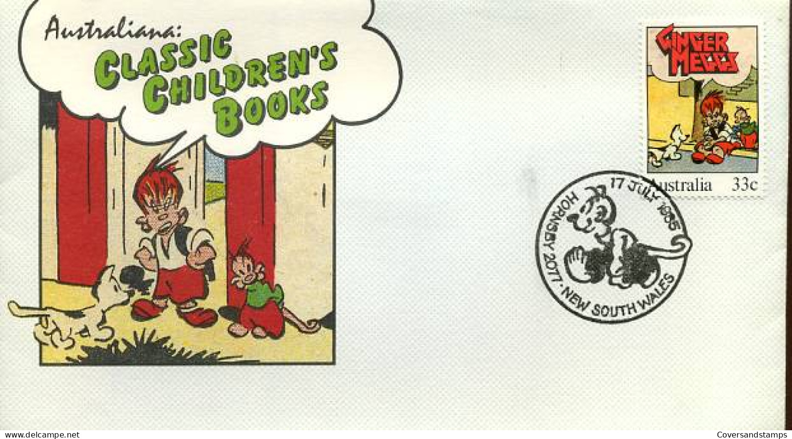 Australië  - FDC - Classic Children's Books                     - Omslagen Van Eerste Dagen (FDC)