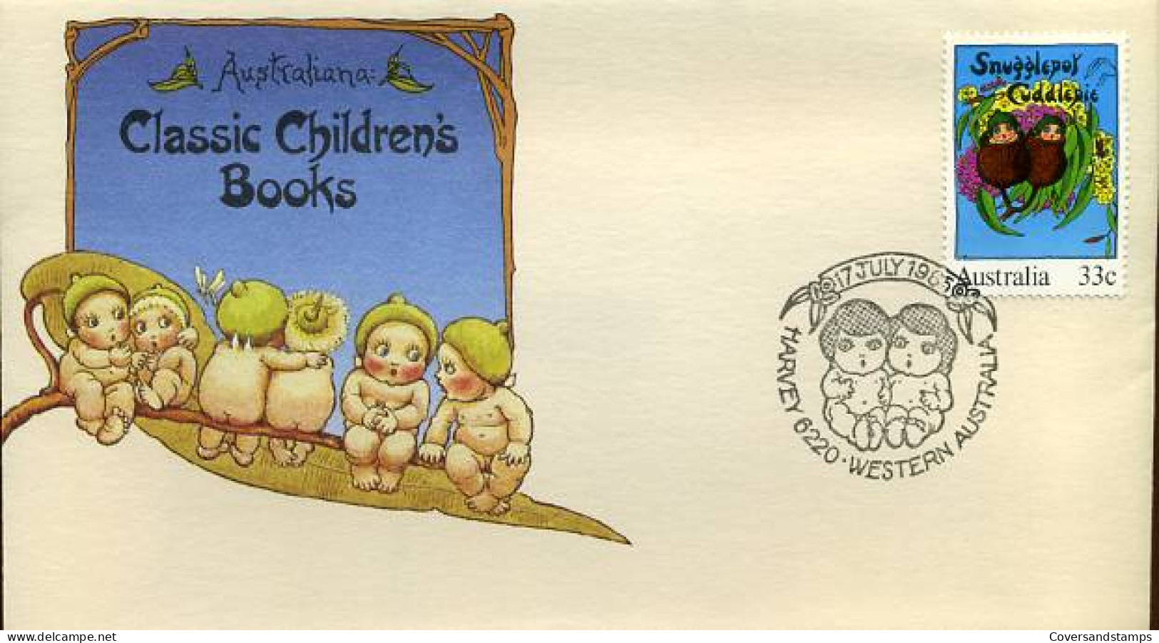 Australië  - FDC - Classic Children's Books                     - Sobre Primer Día (FDC)