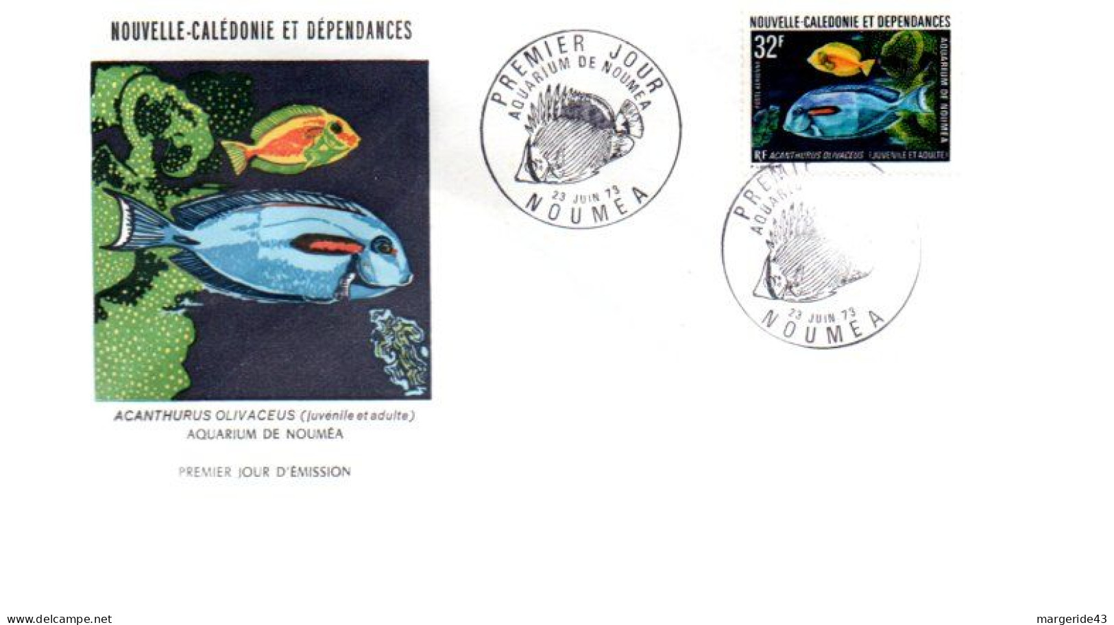 NOUVELLE CALEDONIE LOT DE 58 FDC - Alla Rinfusa (max 999 Francobolli)