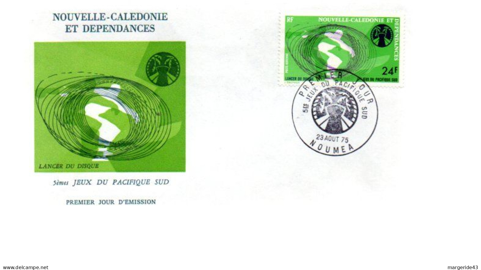 NOUVELLE CALEDONIE LOT DE 58 FDC - Vrac (max 999 Timbres)