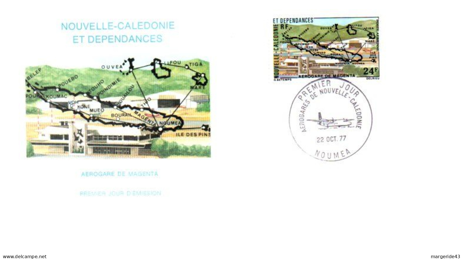 NOUVELLE CALEDONIE LOT DE 58 FDC