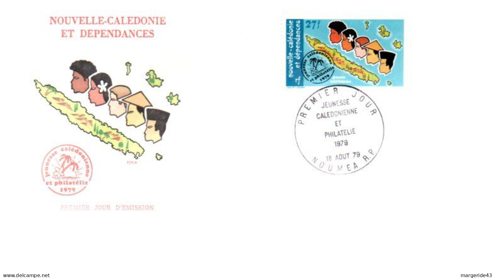 NOUVELLE CALEDONIE LOT DE 58 FDC