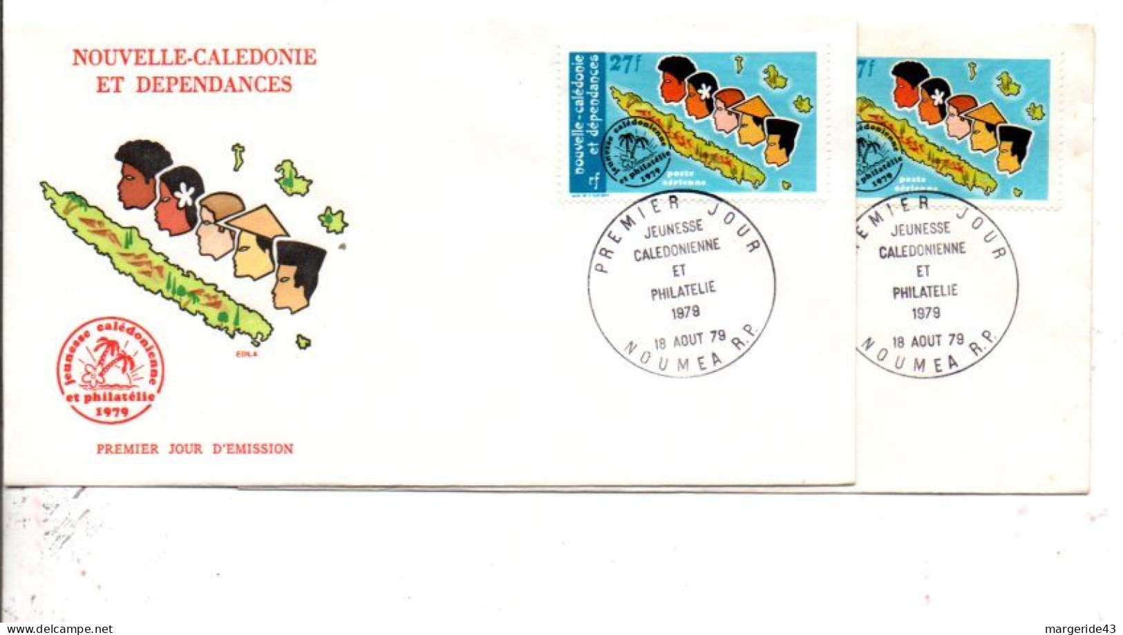 NOUVELLE CALEDONIE LOT DE 58 FDC