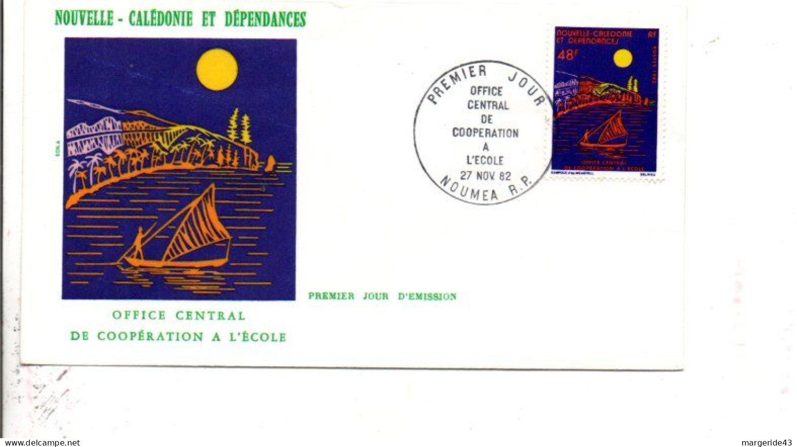 NOUVELLE CALEDONIE LOT DE 58 FDC