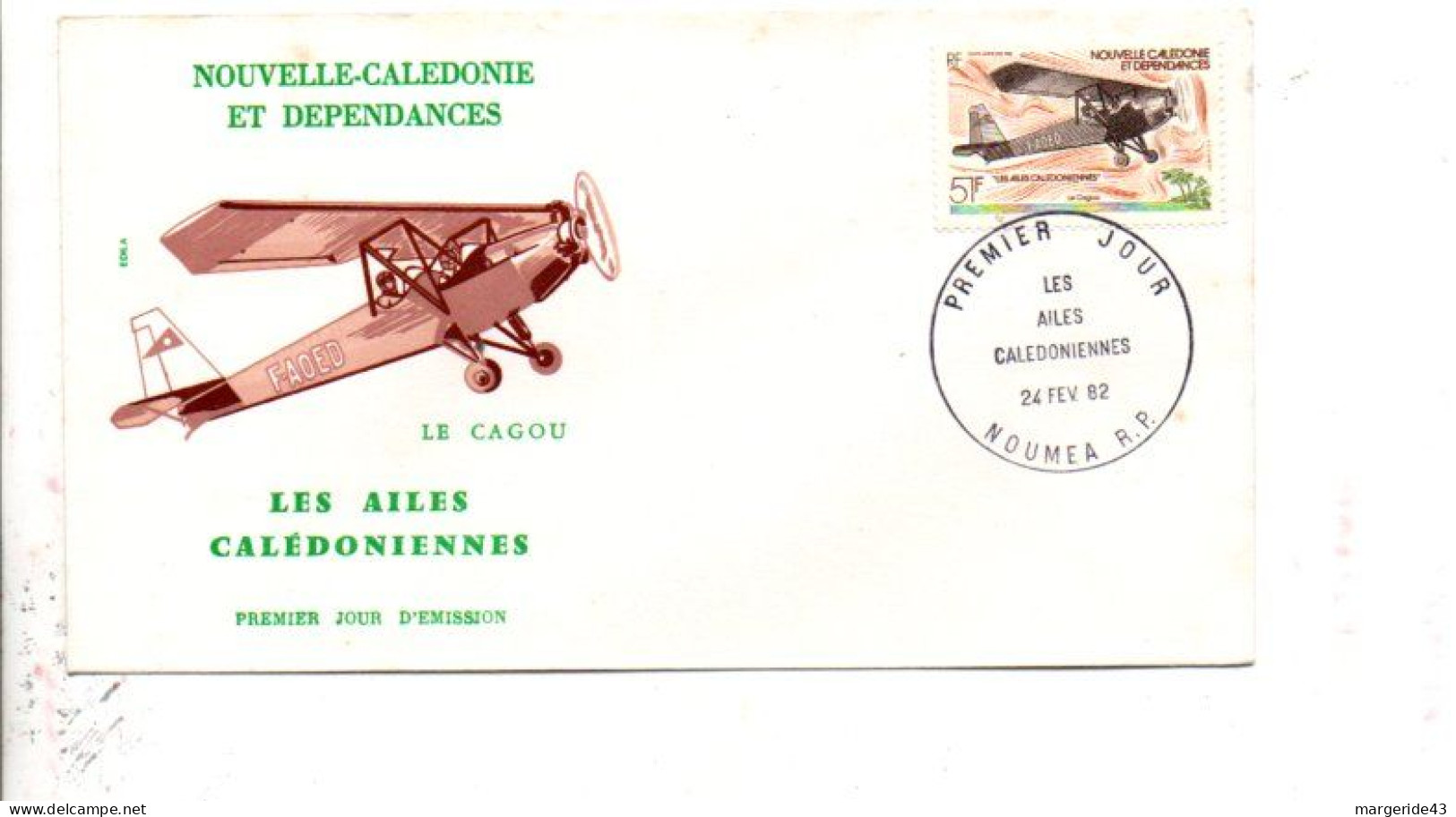 NOUVELLE CALEDONIE LOT DE 58 FDC