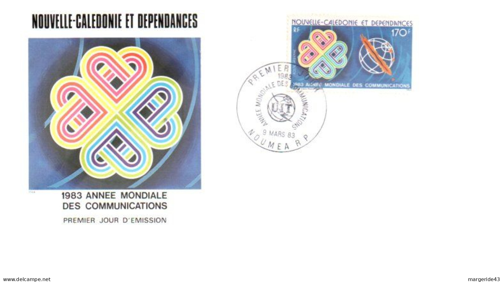 NOUVELLE CALEDONIE LOT DE 58 FDC