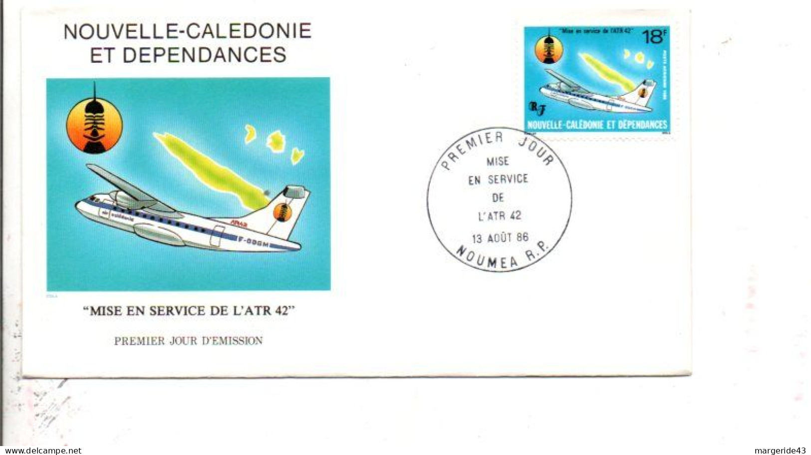 NOUVELLE CALEDONIE LOT DE 58 FDC