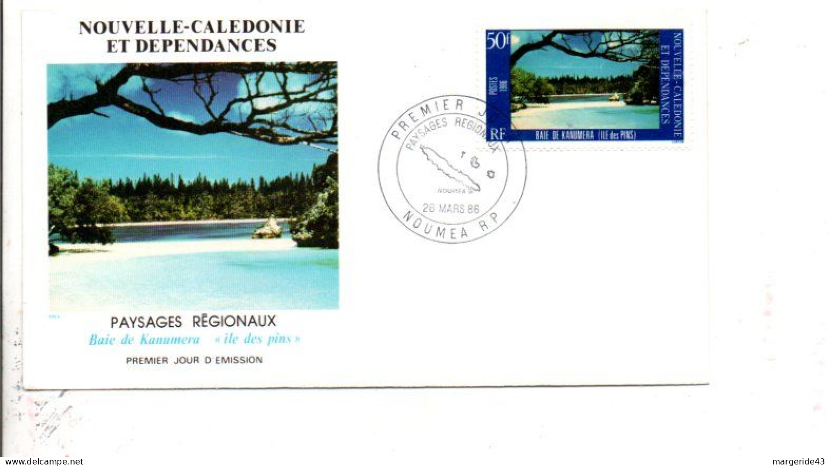 NOUVELLE CALEDONIE LOT DE 58 FDC