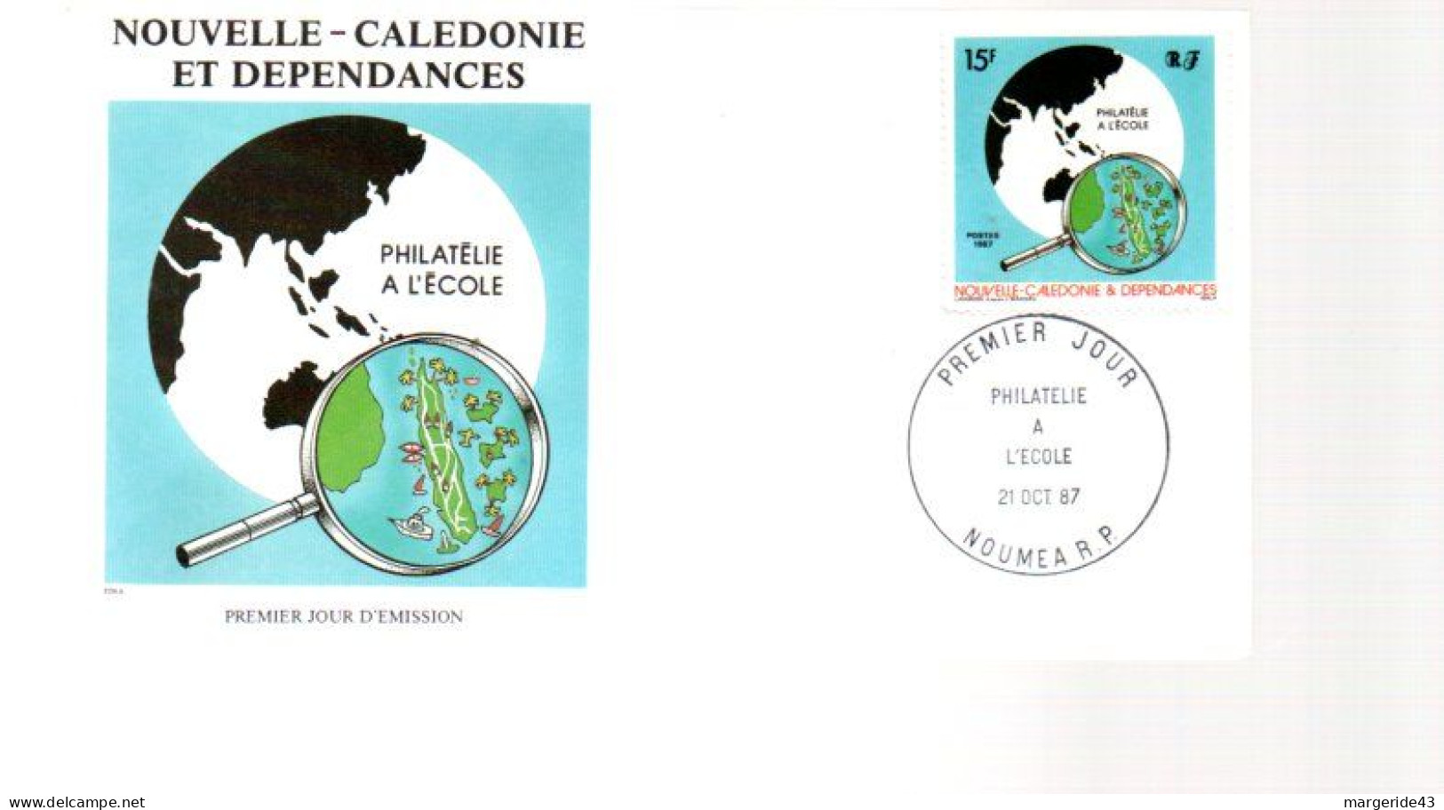 NOUVELLE CALEDONIE LOT DE 58 FDC