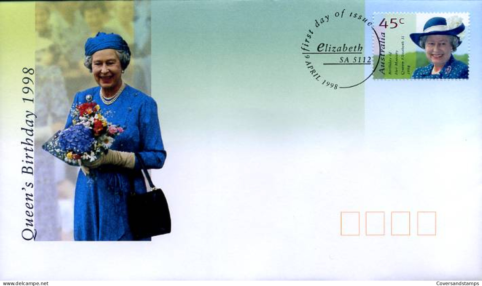 Australië  - FDC -  Queen's Birthday 1998                      - FDC