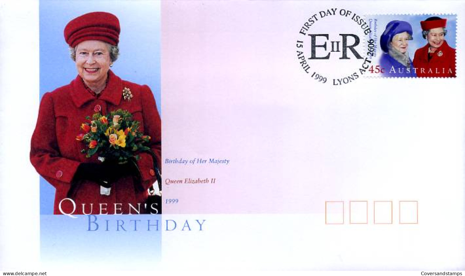 Australië  - FDC -  Queen's Birthday 1999                    - Sobre Primer Día (FDC)