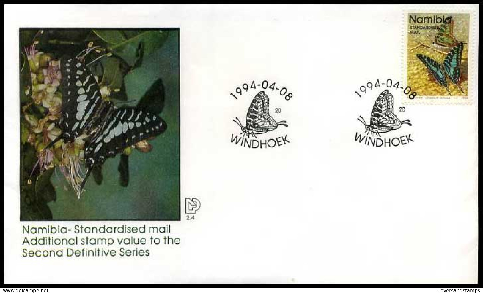 Namibië - FDC - Definitive Series           - Namibie (1990- ...)