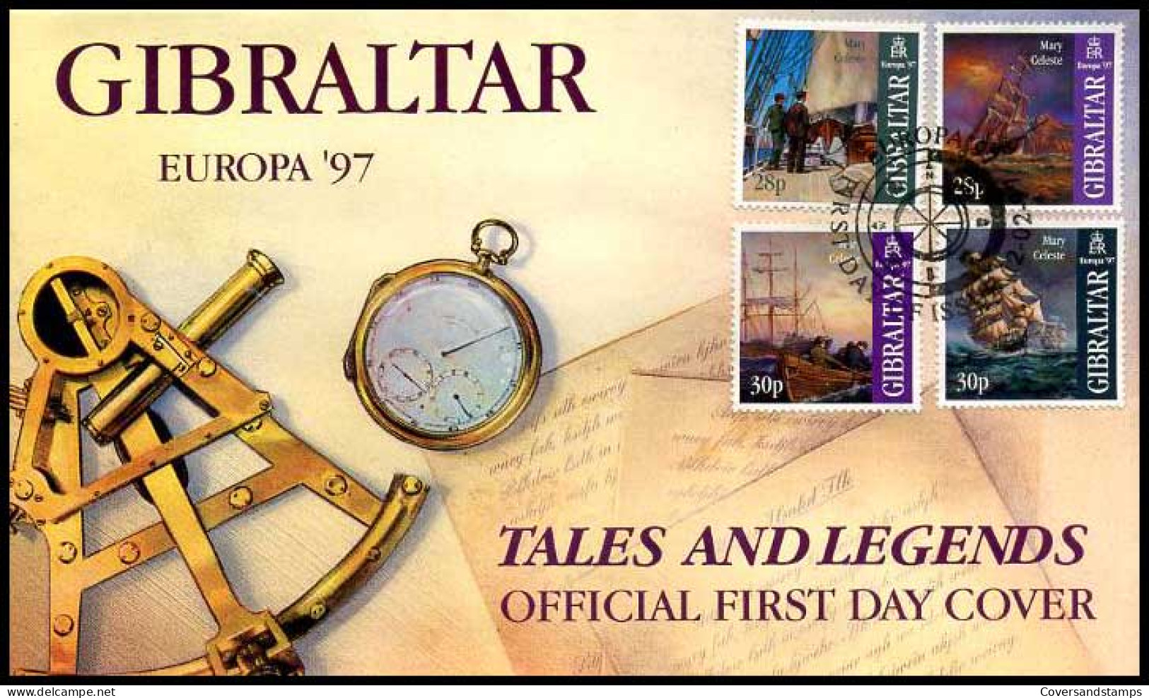 Gibraltar - FDC - Europa 1997          - 1997