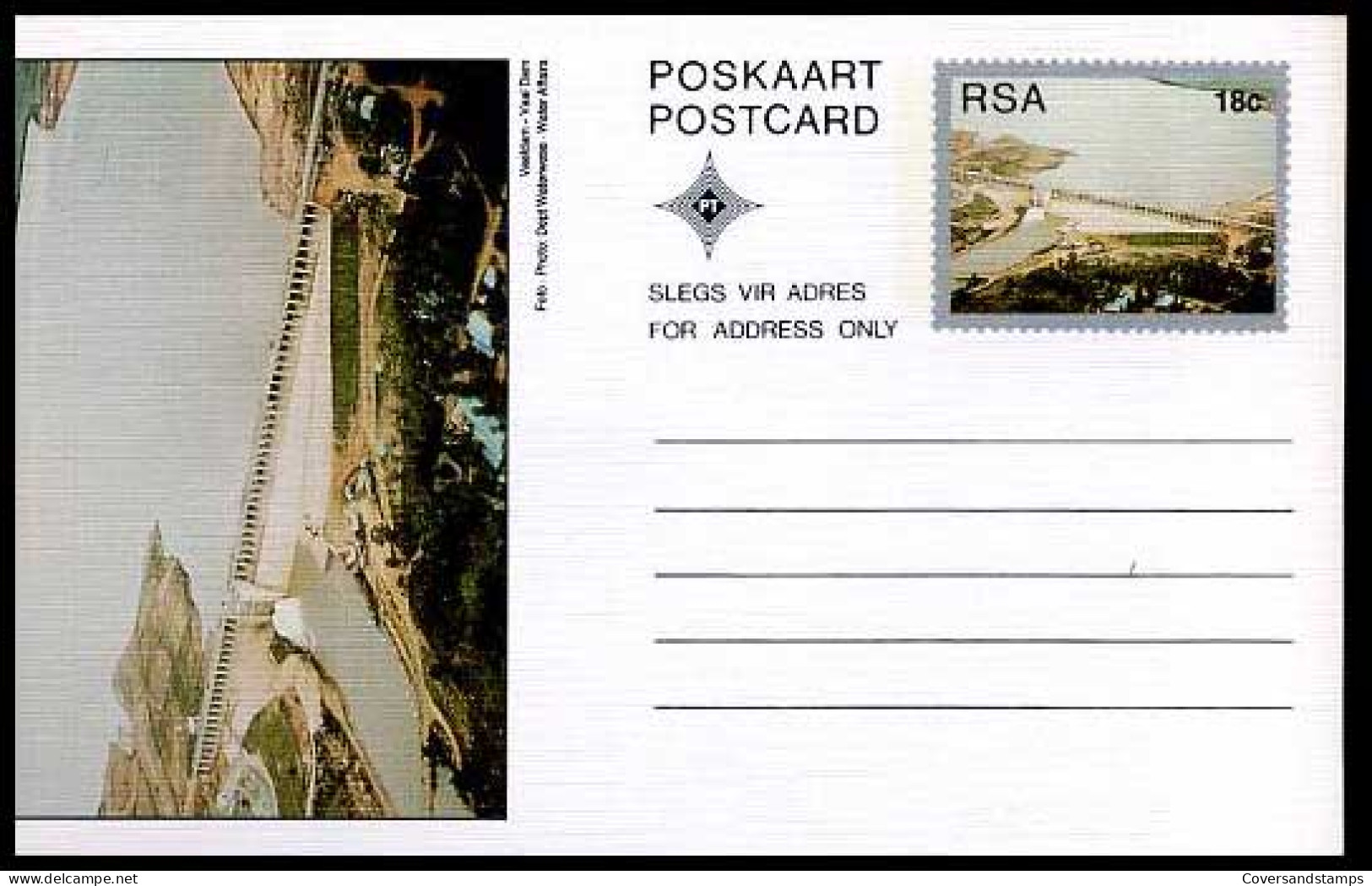 RSA - Postkaart - Vaal Dam                 - Other & Unclassified