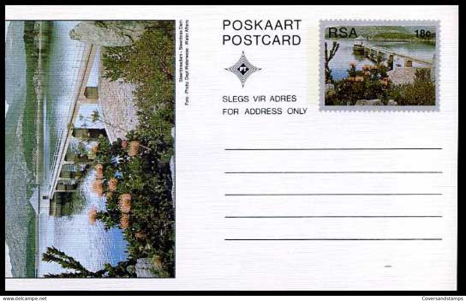 RSA - Postkaart - Steenbras Dam                 - Sonstige & Ohne Zuordnung