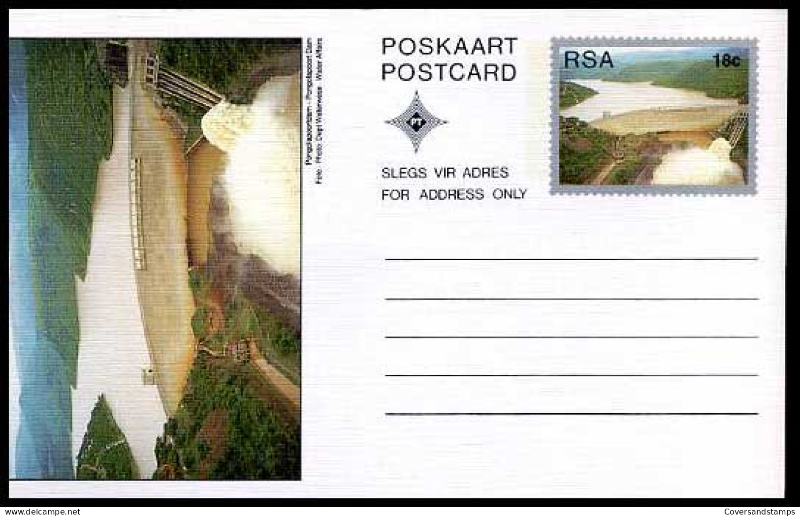RSA - Postkaart - Pongolapoort Dam                 - Sonstige & Ohne Zuordnung