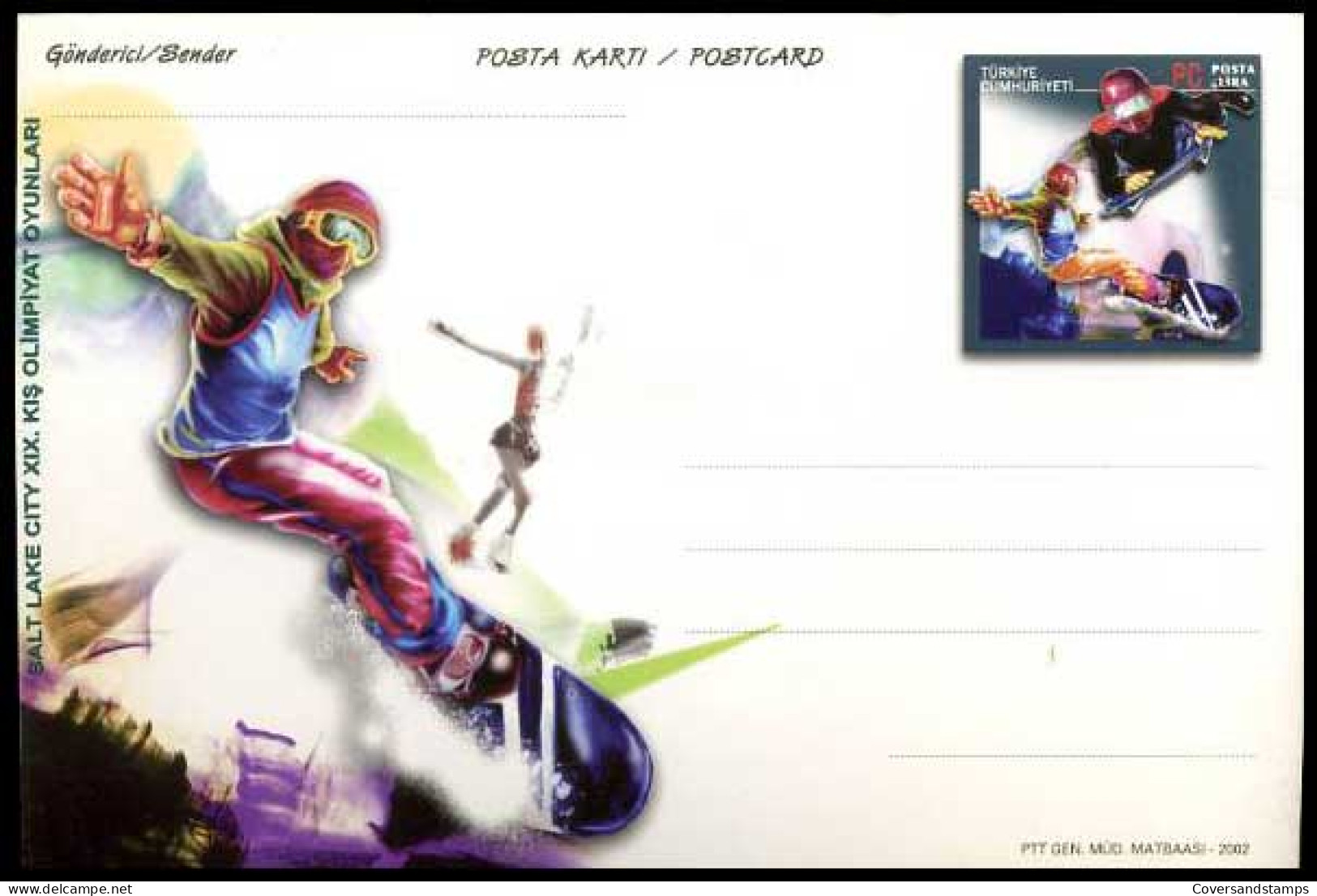 Turkije - Postkaart - Sport                 - Postwaardestukken