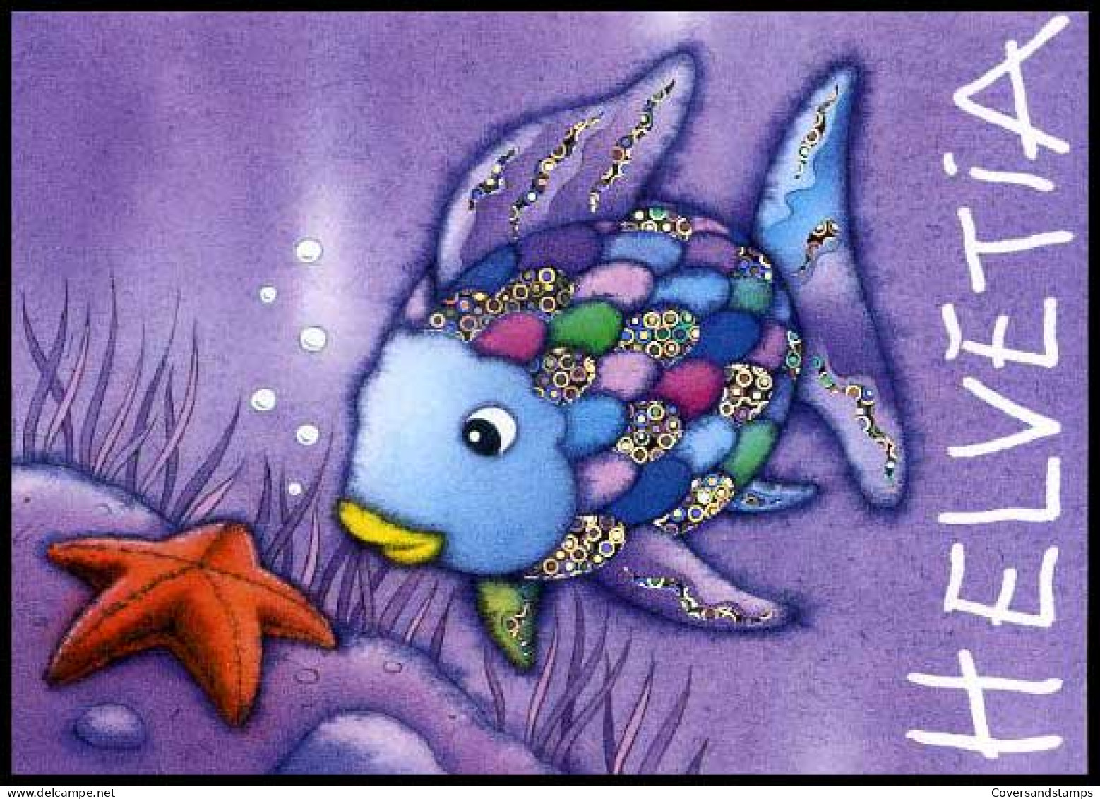 Zwitserland - Postkaart -  Rainbow Fish With Starfish        - Interi Postali