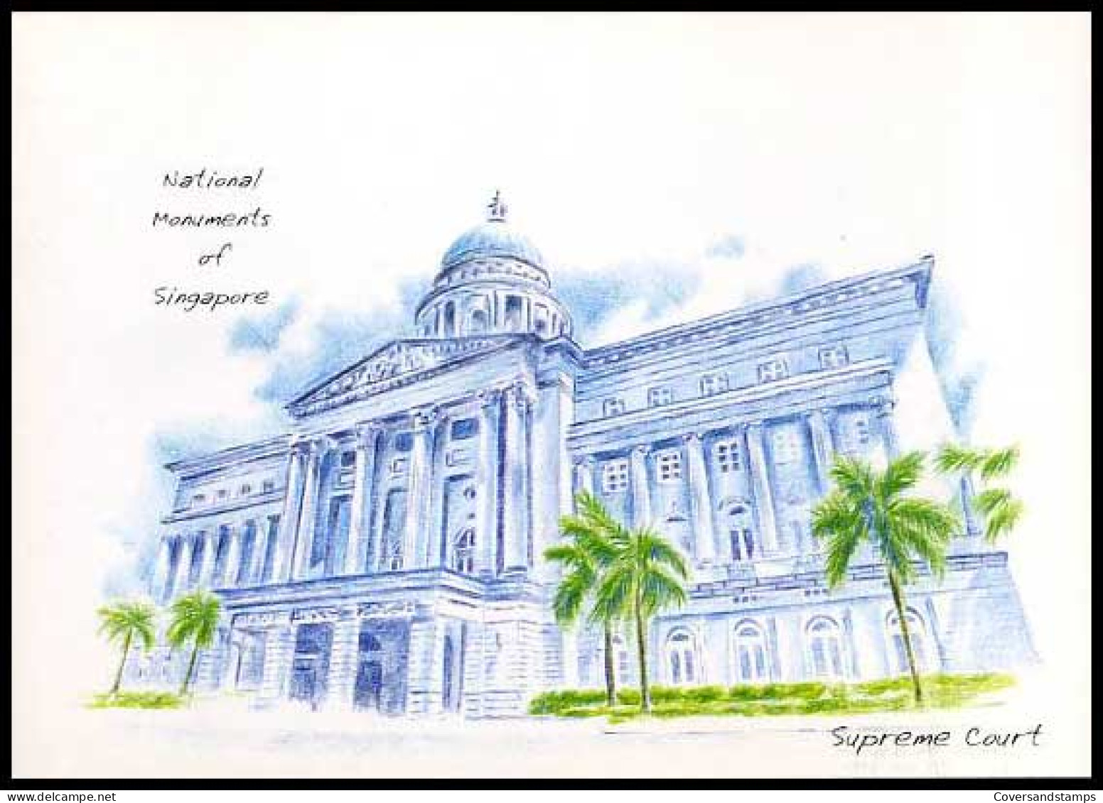 Singapore - Maximumkaart - Supreme Court         - Singapore (1959-...)