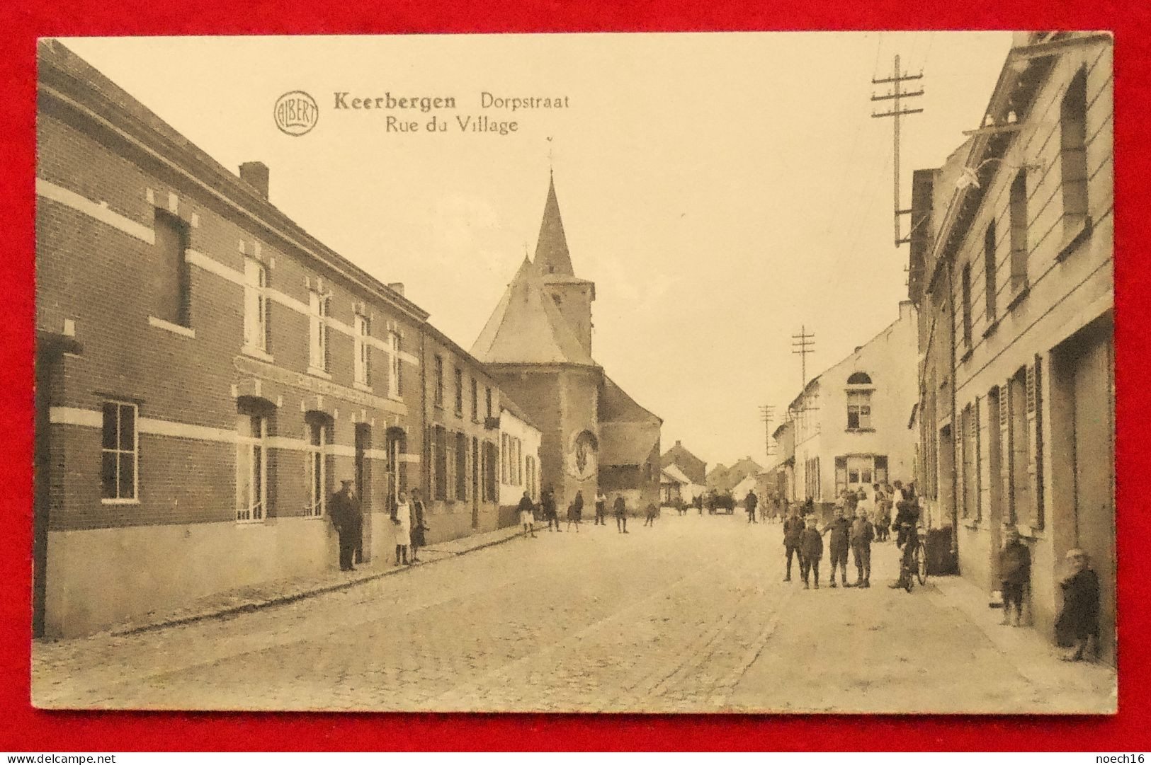 CPA Keerbergen Dorpstraat - Rue Du Village. Uitg. Casteels - Keerbergen