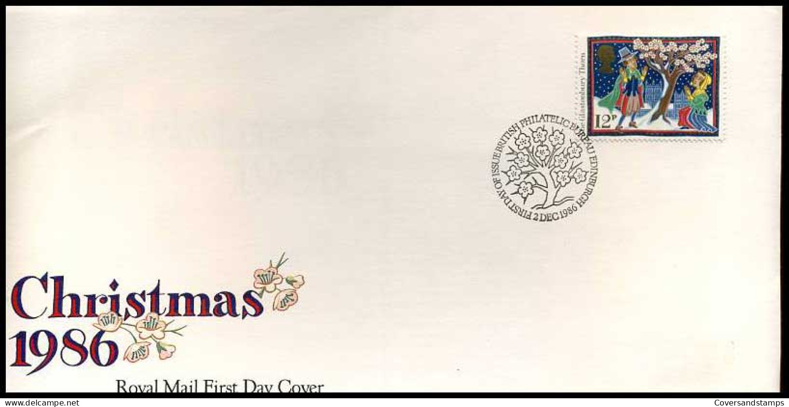 Groot-Brittannië - FDC - Kerstmis 1986              - 1981-1990 Em. Décimales