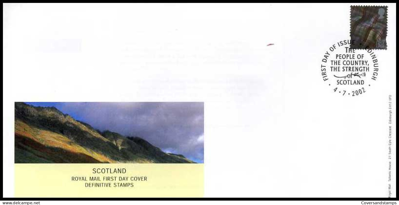 Groot-Brittannië - FDC - Definitives Scotland              - 2001-2010. Decimale Uitgaven