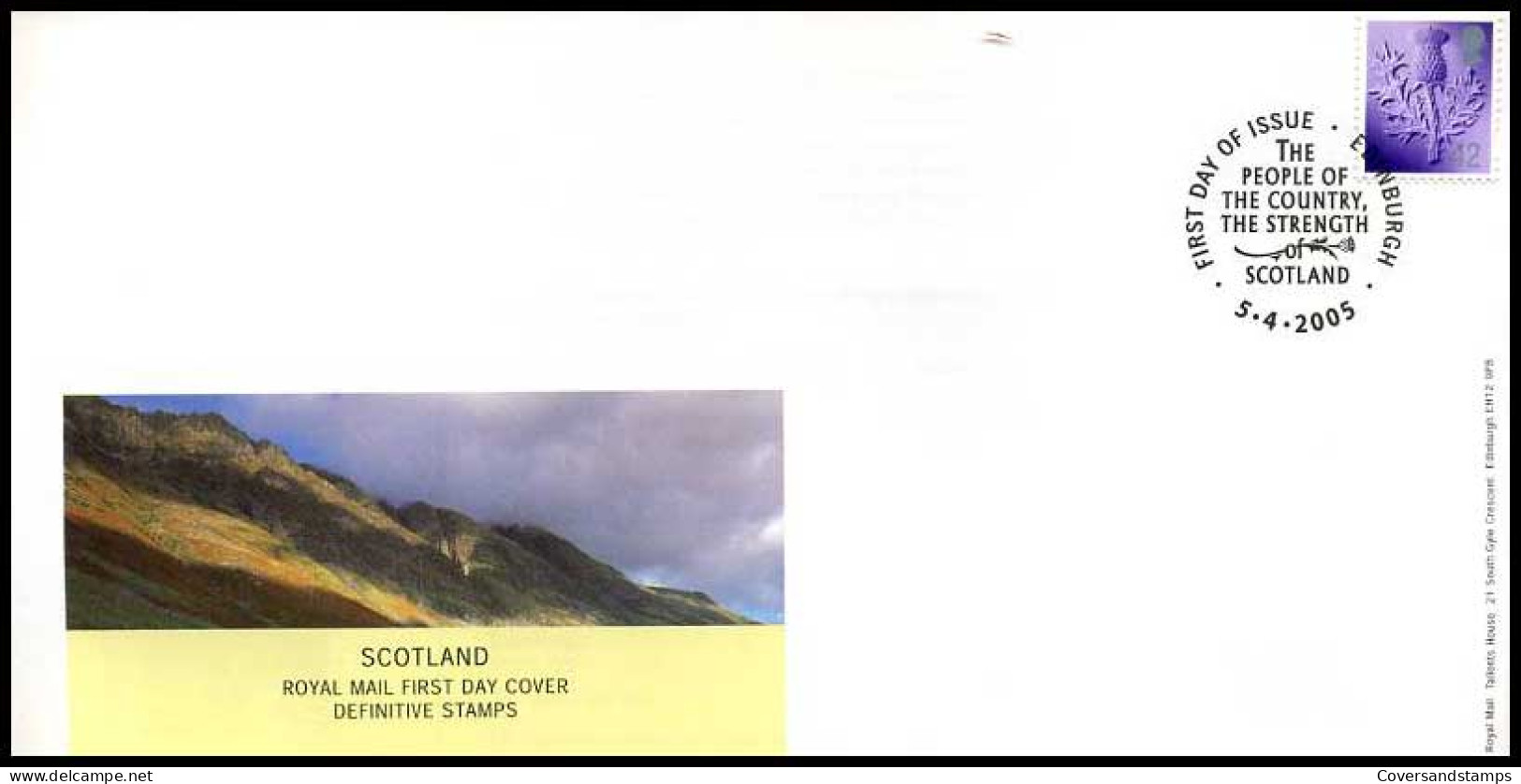 Groot-Brittannië - FDC - Definitives Scotland              - 2001-2010 Em. Décimales