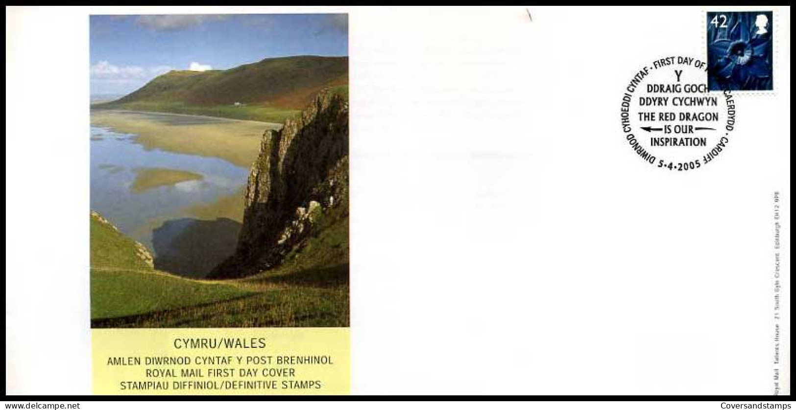 Groot-Brittannië - FDC - Definitives Wales              - 2001-10 Ediciones Decimales