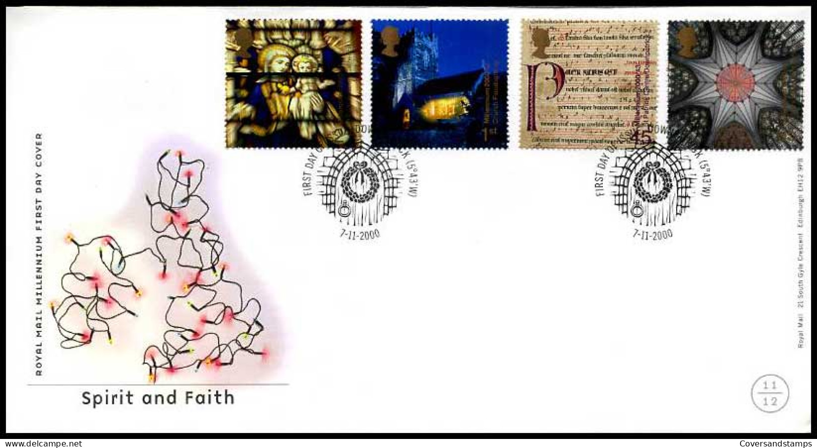 Groot-Brittannië - FDC - Spirit And Faith              - 2001-2010. Decimale Uitgaven