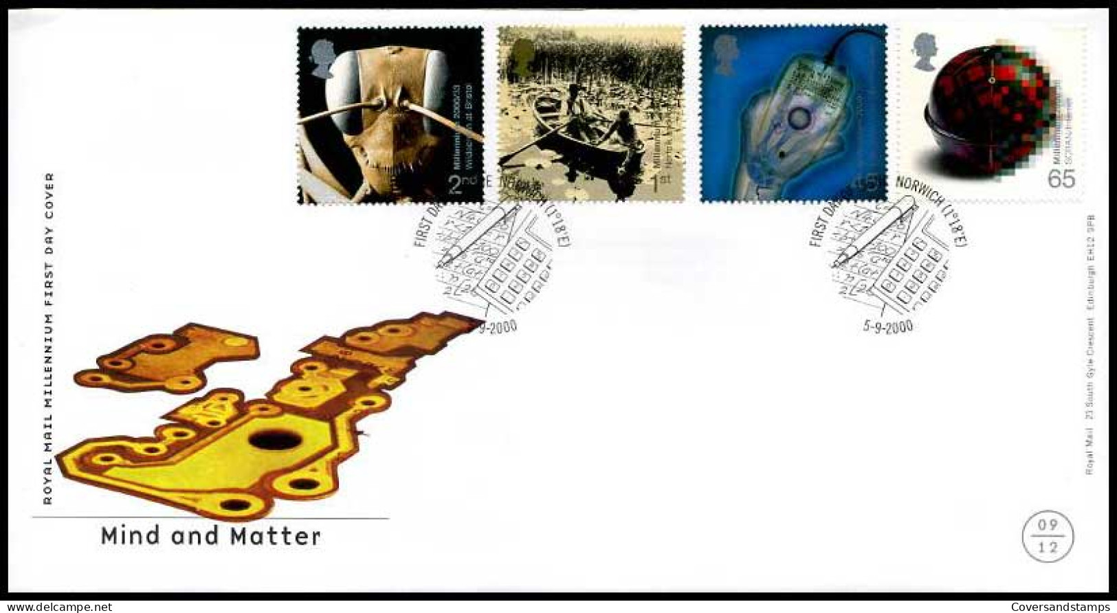 Groot-Brittannië - FDC - Mind And Matter              - 2001-2010 Decimal Issues