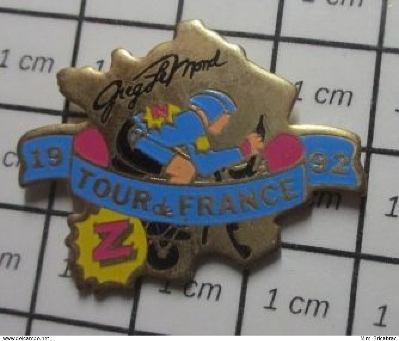 1618B Pin's Pins / Beau Et Rare / SPORTS / CYCLISME COUREUR EQUIPE Z GREG LEMOND TOUR DE FRANCE 92 - Cycling