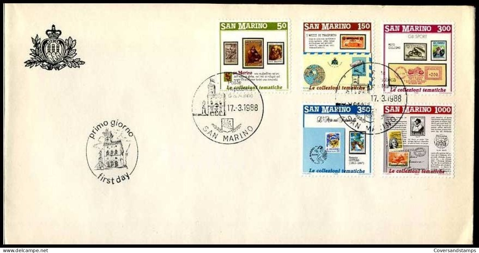 San Marino - FDC - Le Collezioni Tematiche                - FDC