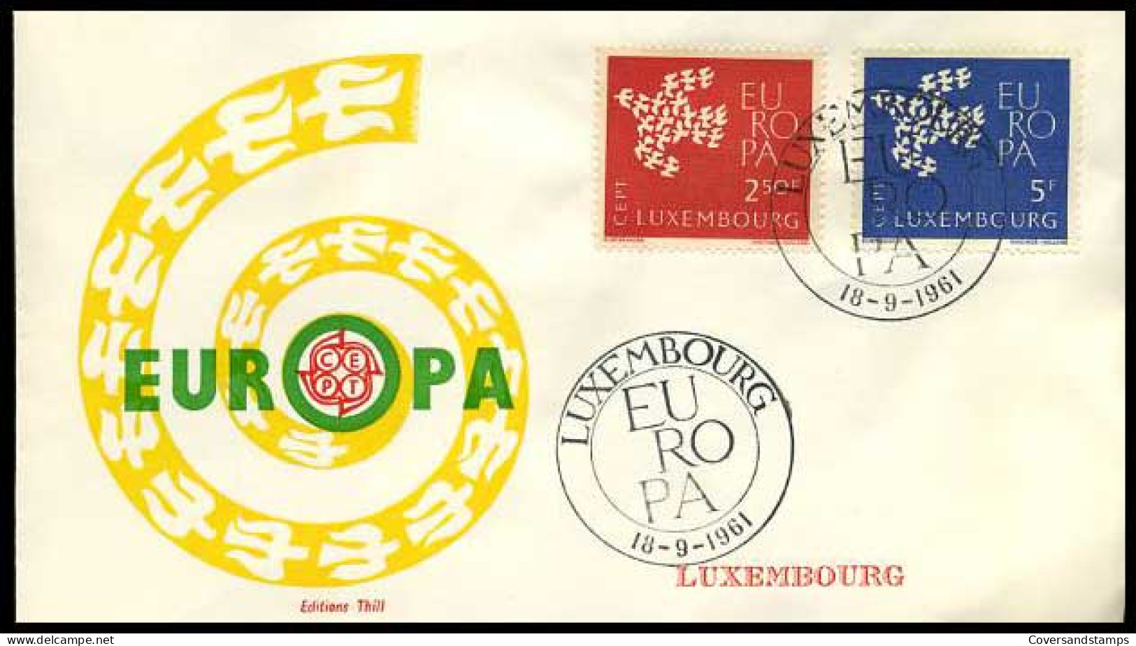 Luxemburg - FDC - Europa 1961                   - 1961