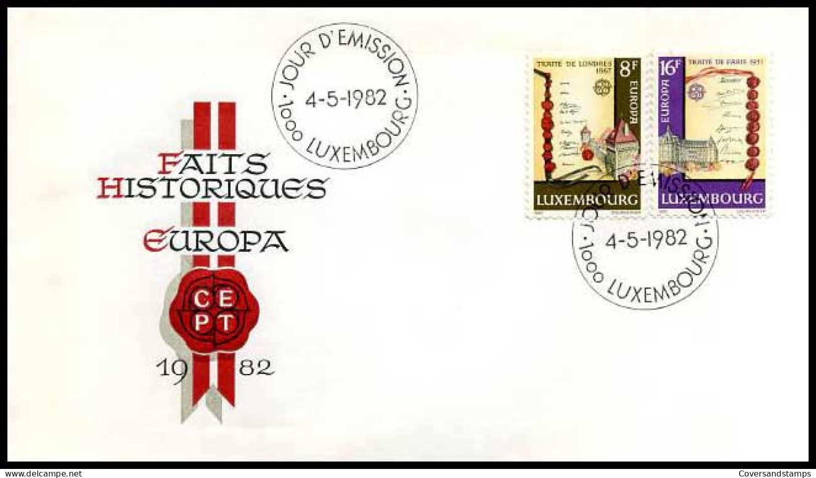 Luxemburg - FDC - Europa 1982                  - 1982