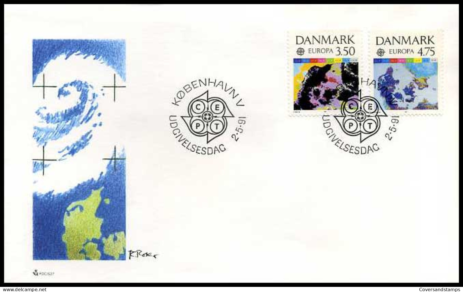 Denemarken - FDC - Europa 1991                   - 1991