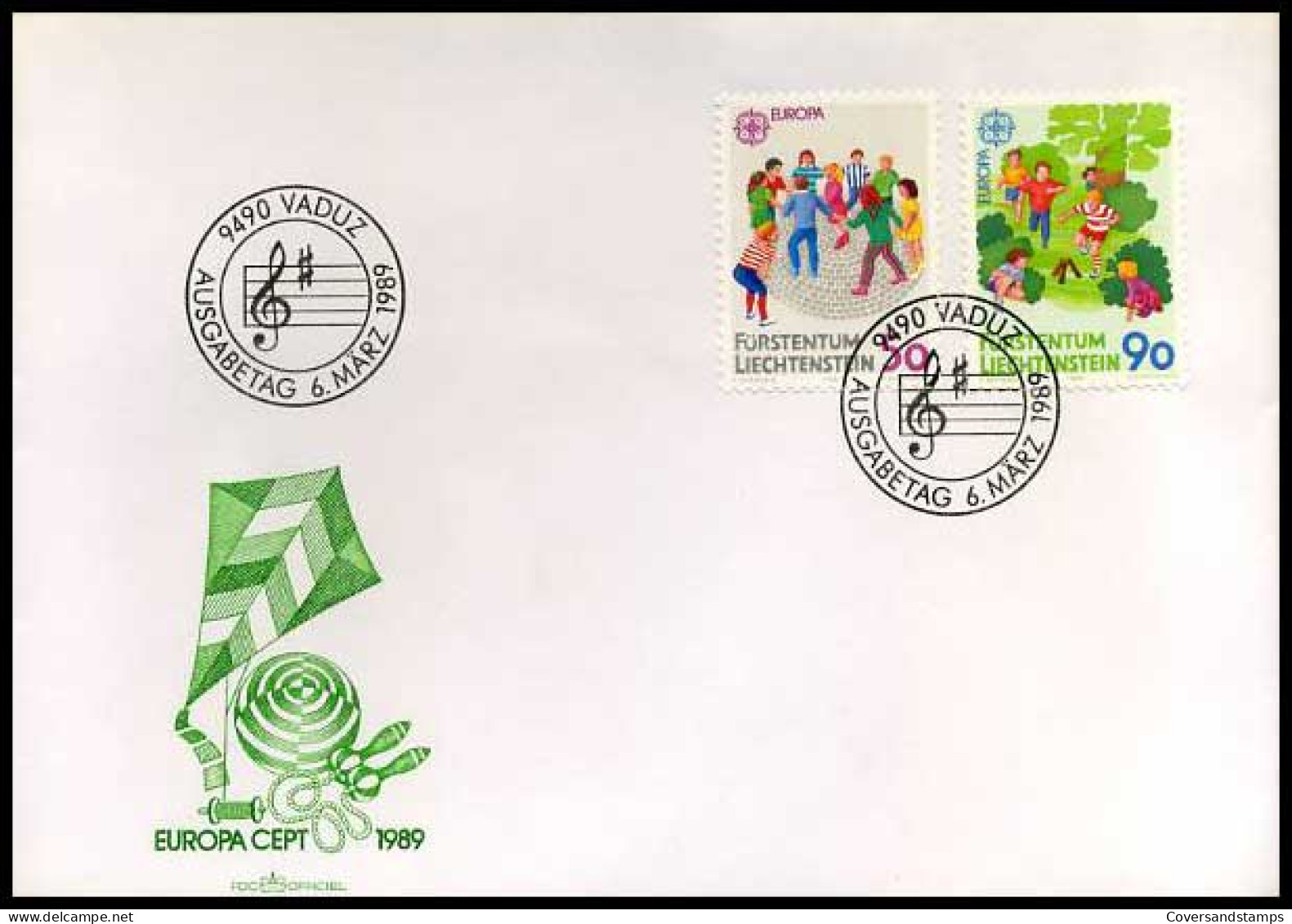 Liechtenstein - FDC - Europa 1989                      - 1989