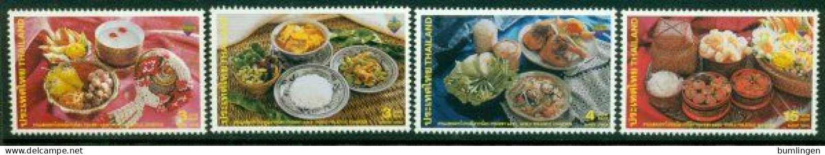 THAILAND 2002 Mi 2156-59** Food [B809] - Food