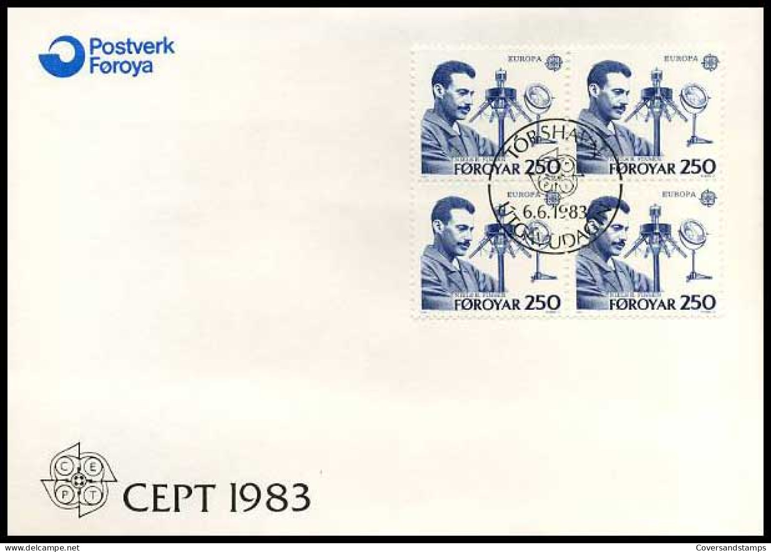 Faroër - FDC - Europa 1983                       - 1983