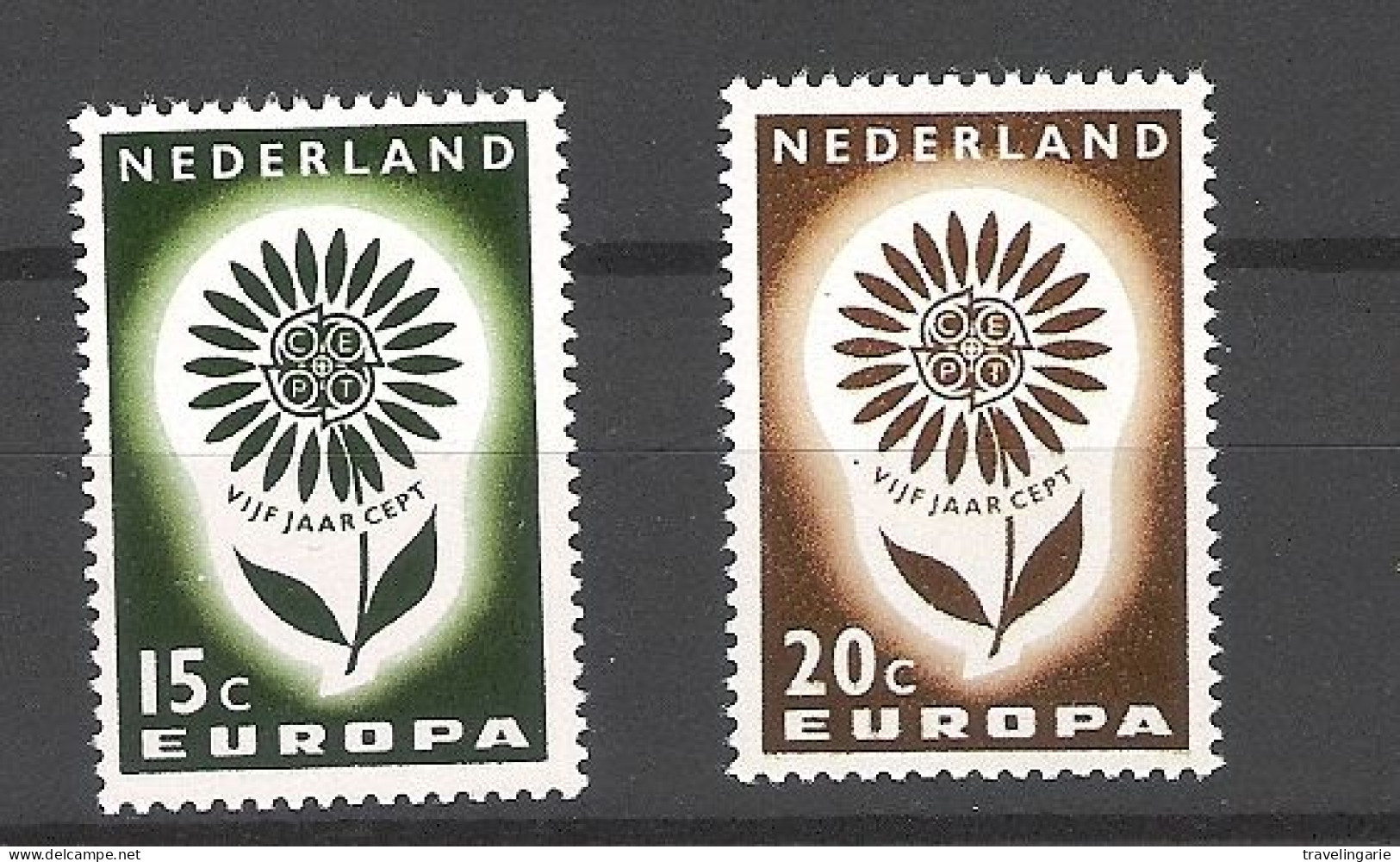 Netherlands 1964 Europa CEPT NVPH 827/8 Yvert 801/2 MNH ** - 1964