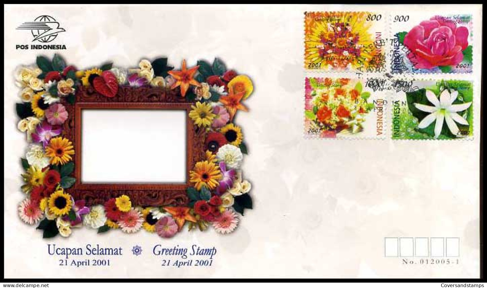 Indonesië - FDC -  Greeting Stamp                  - Indonesia