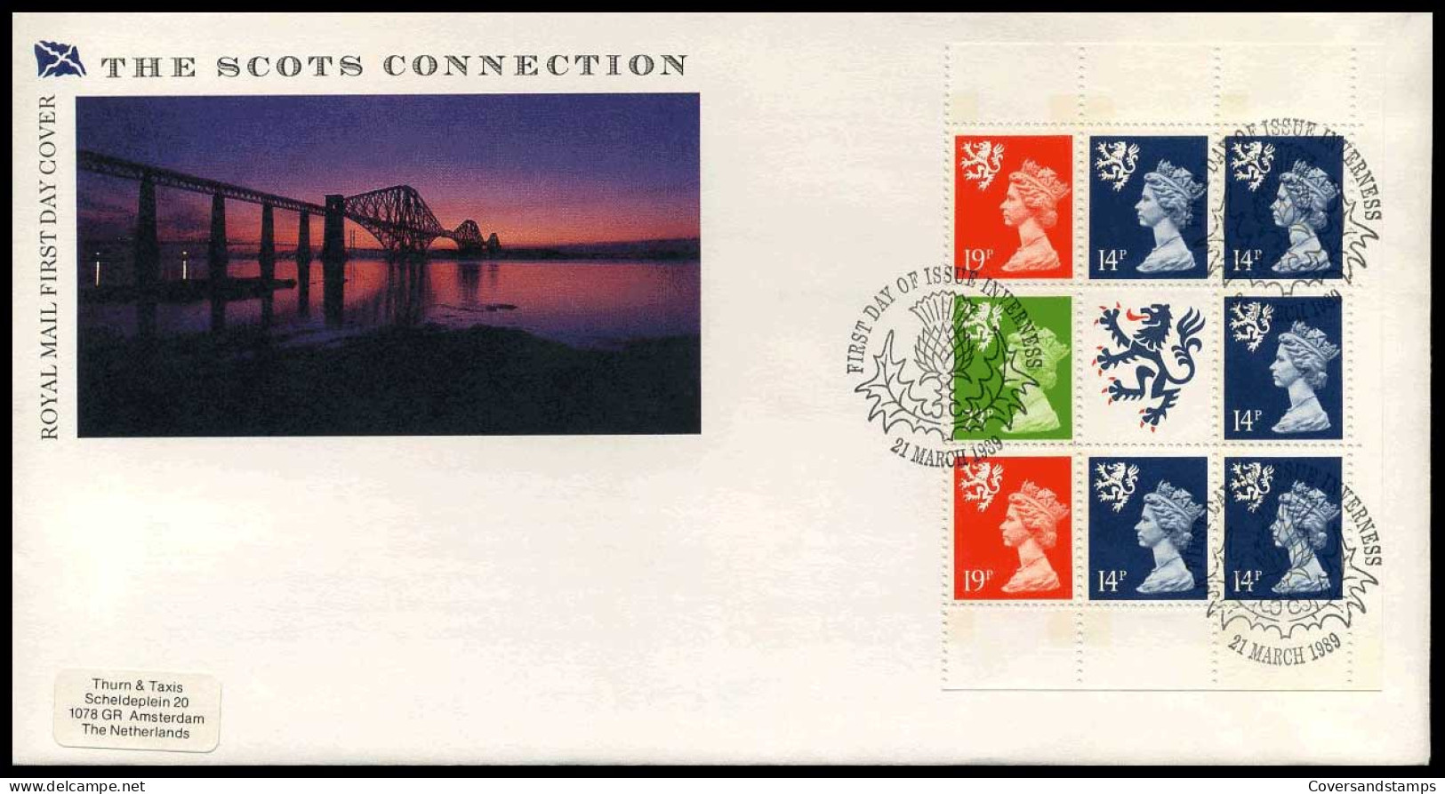 Groot-Brittanië - FDC -  The Scots Connection                    - 1981-1990 Decimal Issues
