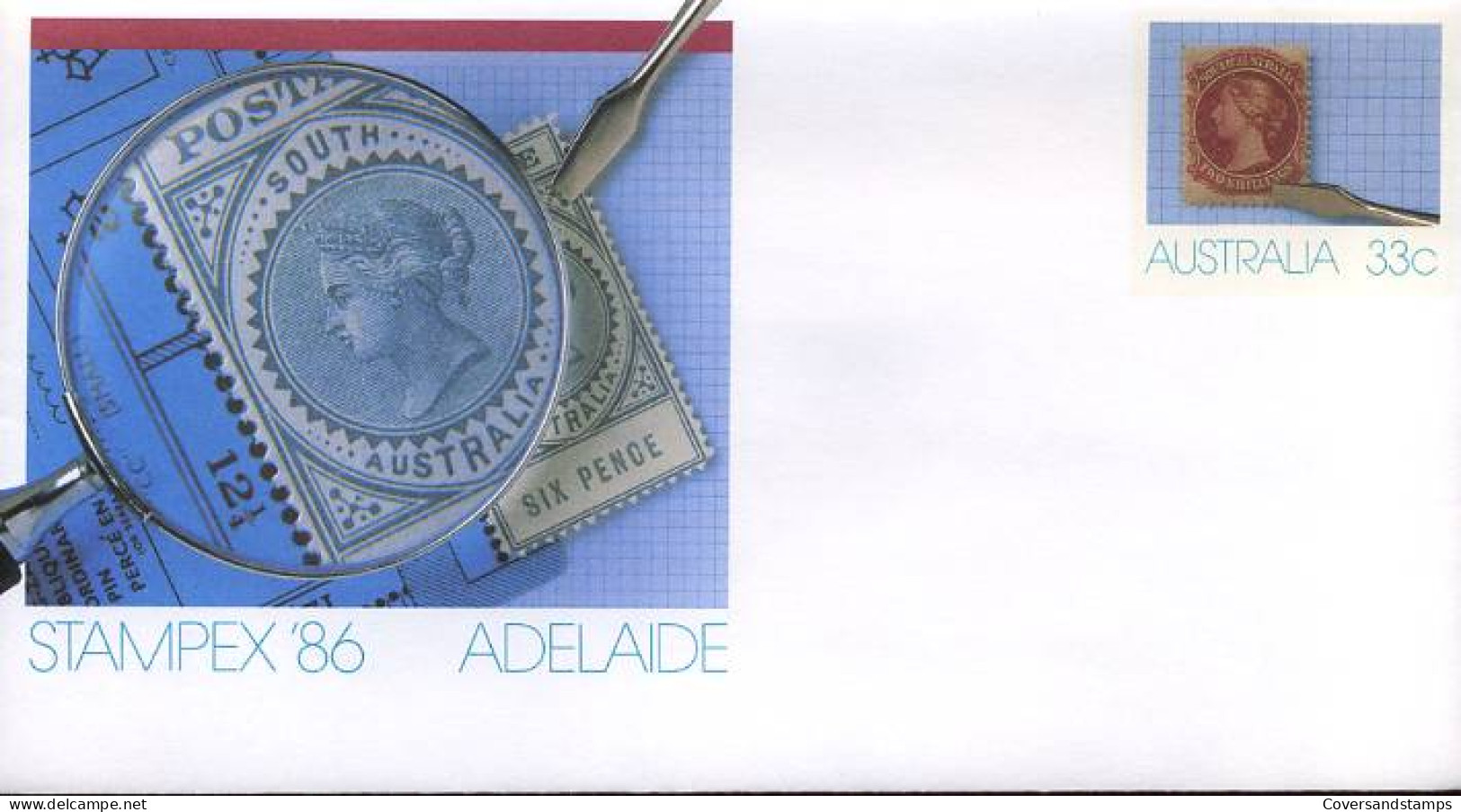 Australië  - Postwaardestuk - Stampex '86 Adelaide                             - Postwaardestukken