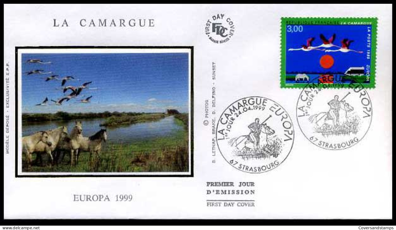 Frankrijk - FDC - Europa 1999 : La Camargue                           - 1990-1999