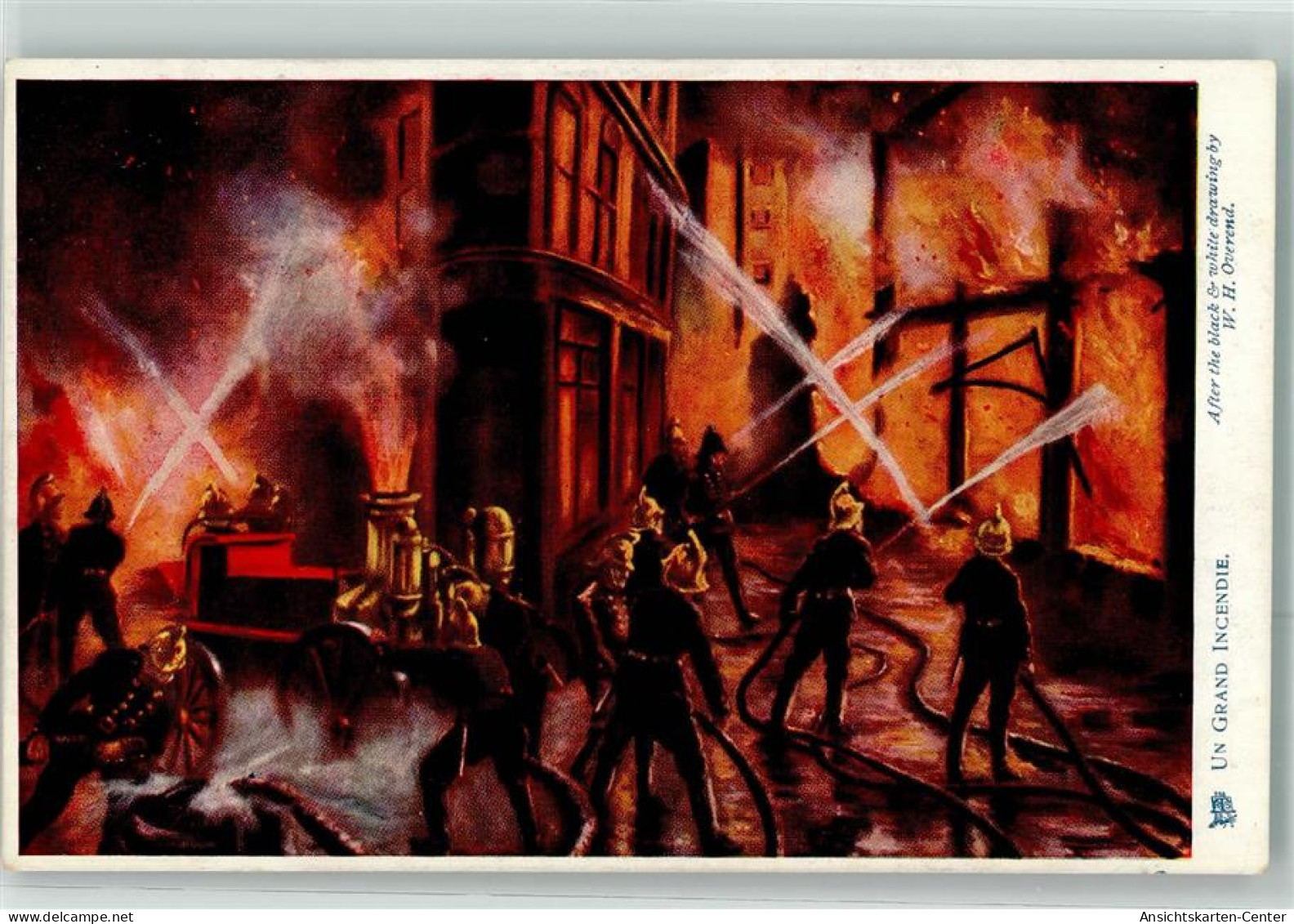 13953802 - Sign.Overend W.H. Un Grand Incendie Tucks Serie 536 - Firemen