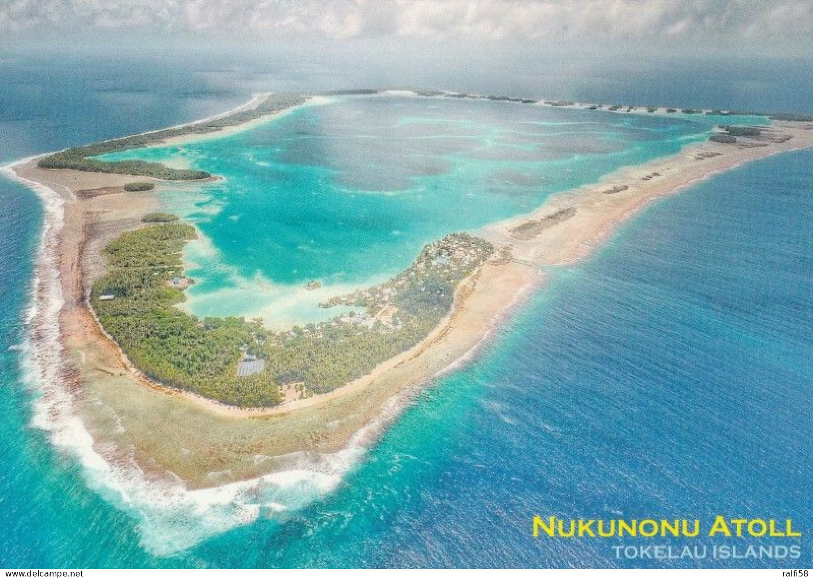 1 AK Tokelau Islands * Blick Auf Das Nukunonu Atoll - New Zealand Territory - South Pacific Ocean - Luftbildaufnahme * - Tokelau