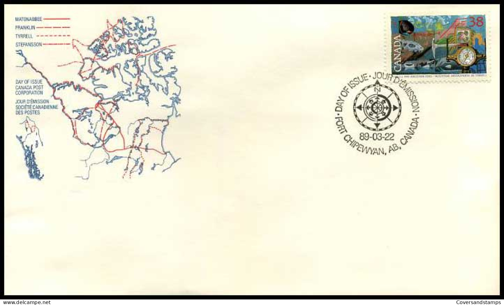 Canada - FDC - Tyrrell Has Another Find                      - 1981-1990