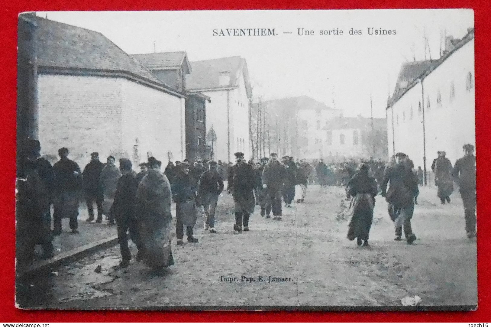 CPA 1914 Saventhem Zaventhem. Une Sortie Des Usines - Zaventem