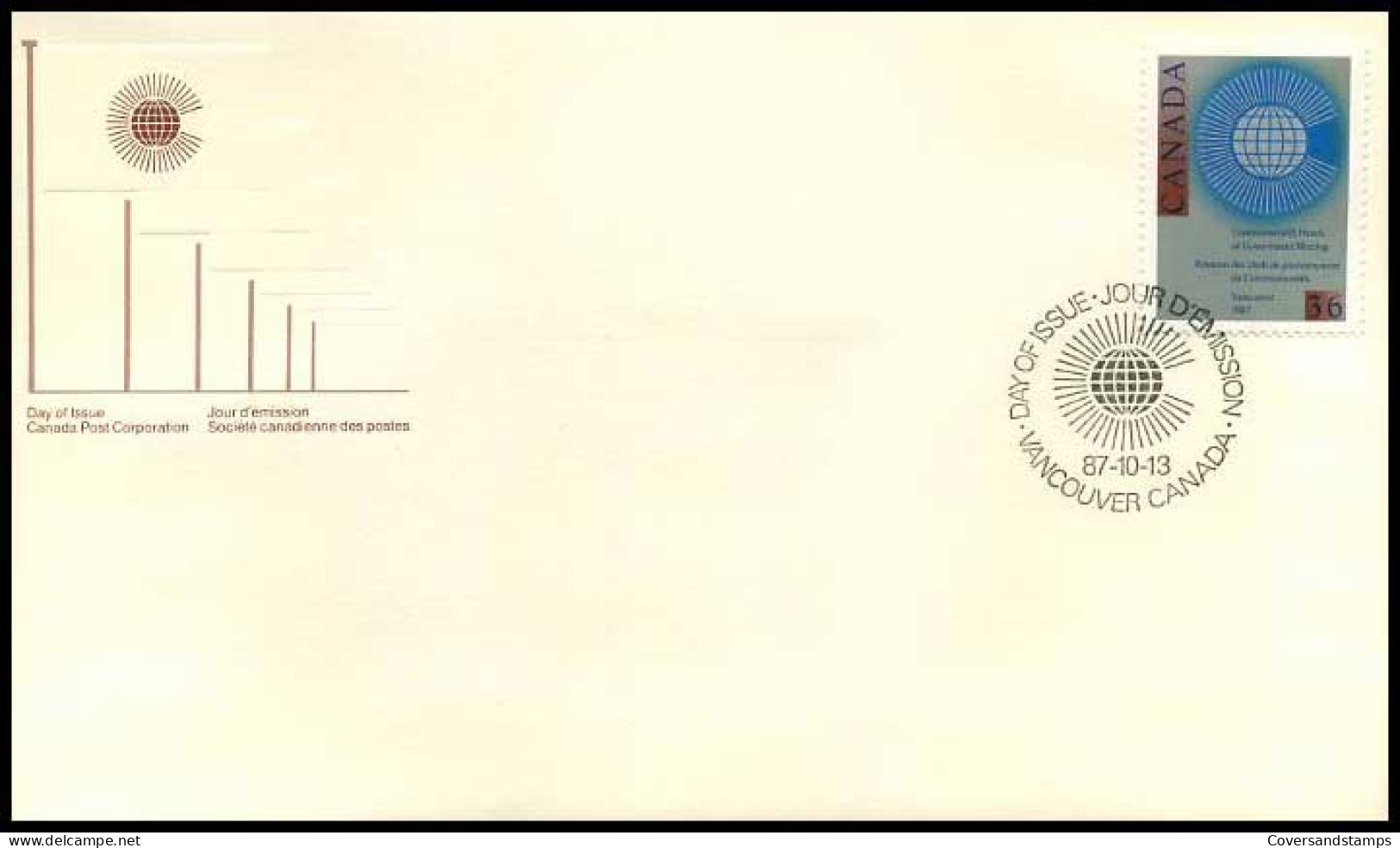 Canada - FDC - Commonwealth Heads And Government Meeting                      - 1981-1990