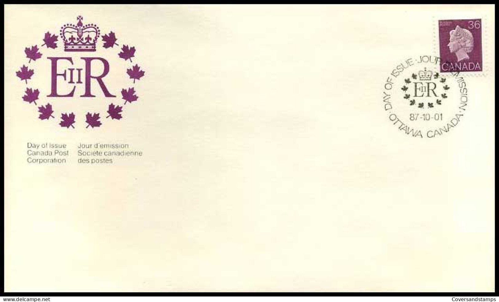 Canada - FDC - Her Majesty The Queen                      - 1981-1990