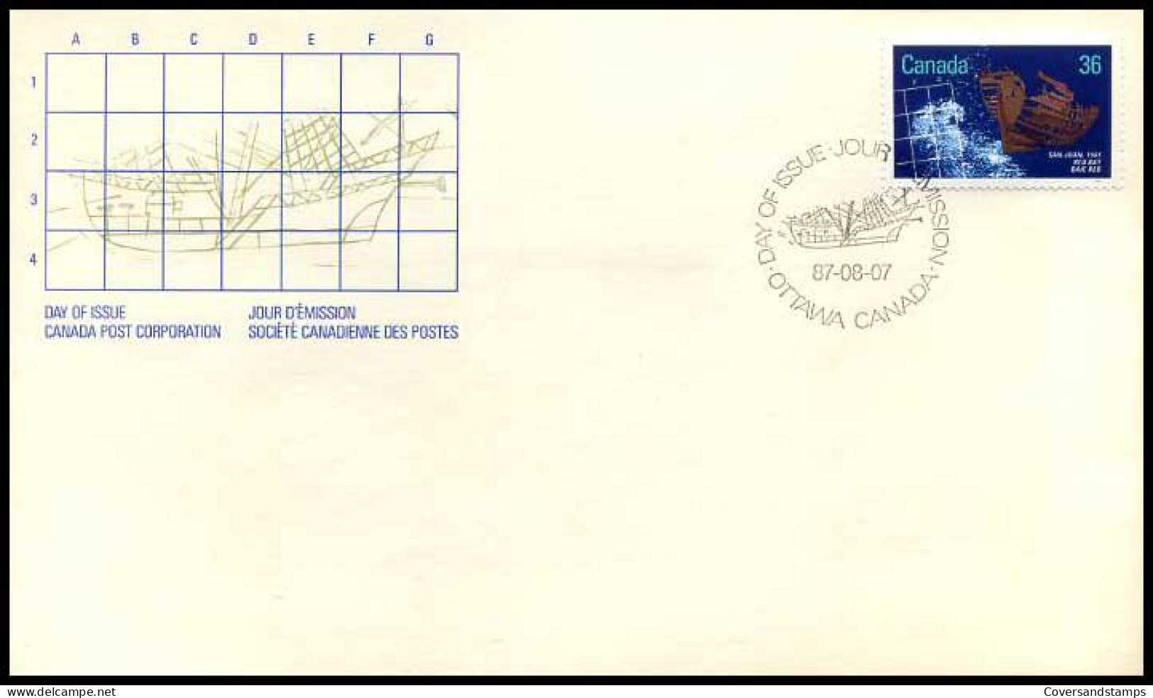 Canada - FDC - San Juan, Red Bay                      - 1981-1990